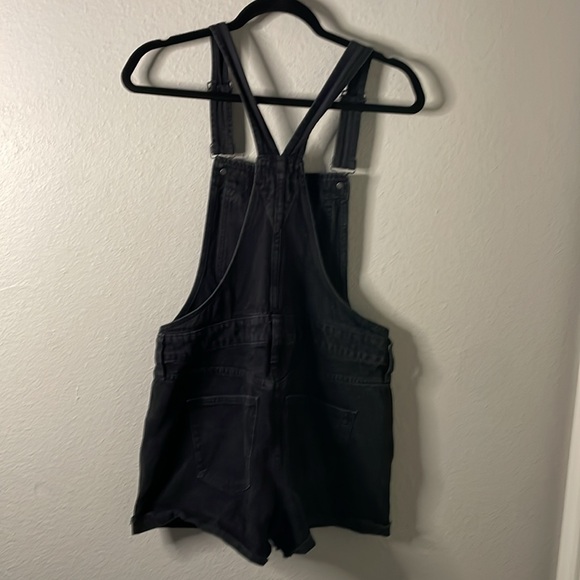 Madwell Adirondack Short Overalls in Washed Black Size Small - Picture 3 of 9